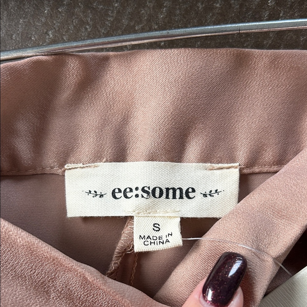 ee:some Wide Leg Tan Pants - Picture 3 of 9